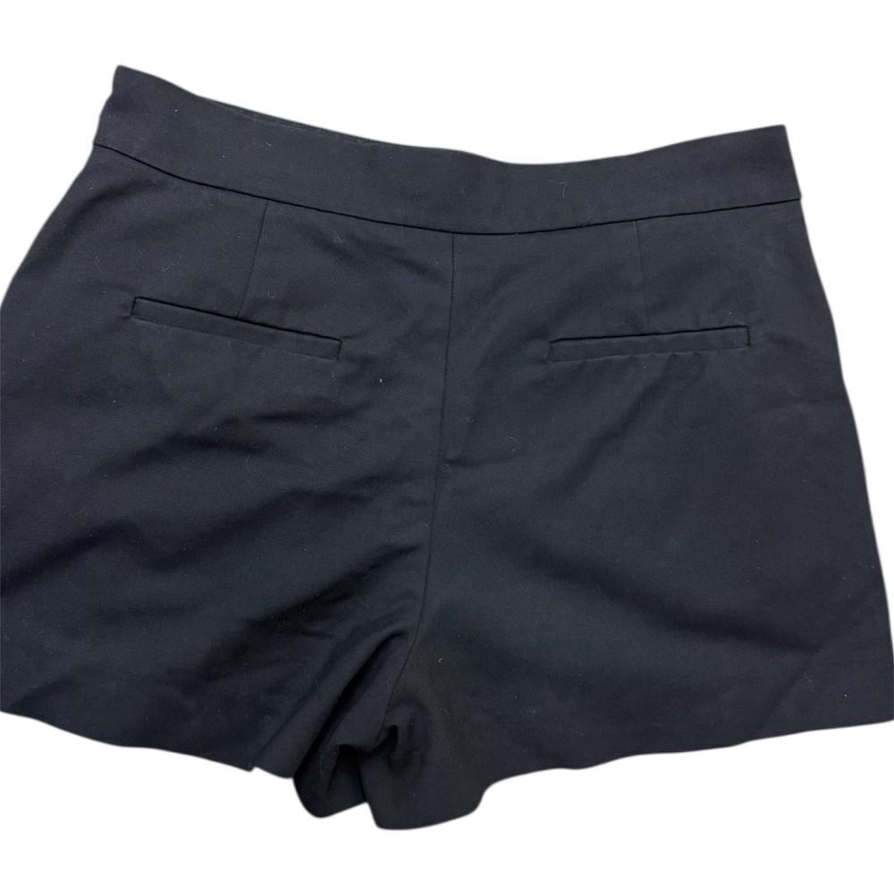 Zara Black Womens Shorts. Side Zipper. Sz L - Picture 3 of 12